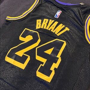 Legendary Kobe Bryant Mamba Mentality  Lakers City Edition Swingman Jersey